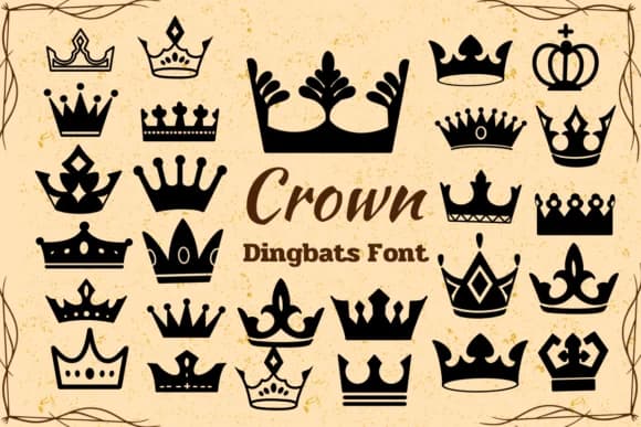 Crown by Nun Sukhwan — Dingbats Font