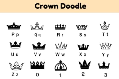 Crown by Nun Sukhwan — Dingbats Font — thumbnail 3