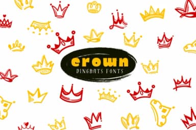 Crown by Suphitchaya — Dingbats Font — thumbnail 1