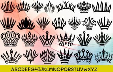 Crown Hawaiian Hawaiian by MOMAT THIRTYONE — Dingbats Font — thumbnail 2