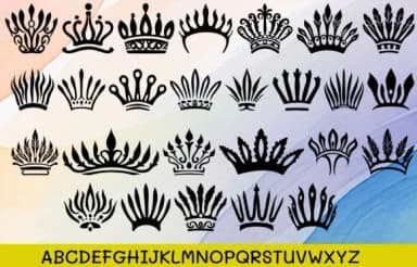 Crown Samoan Tribal by MOMAT THIRTYONE — Dingbats Font — thumbnail 2