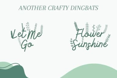 Crownleaf Dingbat by Sharon ( DmStudio ) — Dingbats Font — thumbnail 3