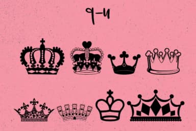 Crowns by Minimalistartstudio — Dingbats Font — thumbnail 8