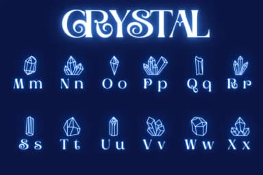Crystal by Chonada — Dingbats Font — thumbnail 3