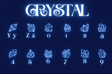 Crystal by Chonada — Dingbats Font — thumbnail 4