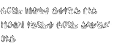 Crystal by Chonada — Dingbats Font — thumbnail 8