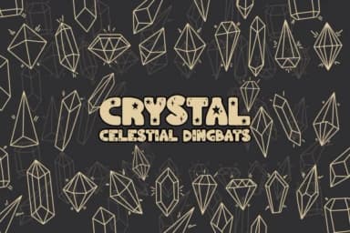 Crystal by Font-Tastic — Dingbats Font — thumbnail 1