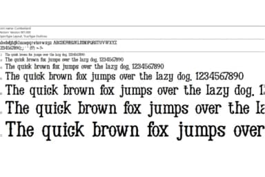Cumberland by TCSP Designs — Slab Serif Font — thumbnail 2