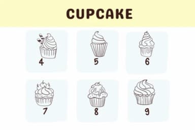 Cupcake by Sirinart — Dingbats Font — thumbnail 4