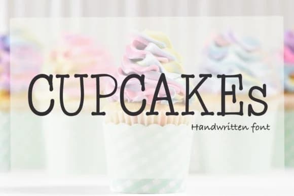 Cupcakes by PeamCreations — Slab Serif Font