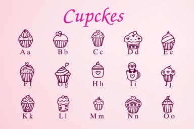 Cupckes by Nongyao — Dingbats Font — thumbnail 2