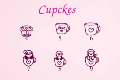 Cupckes by Nongyao — Dingbats Font — thumbnail 4