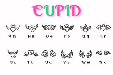 Cupid by Chonada — Dingbats Font — thumbnail 3
