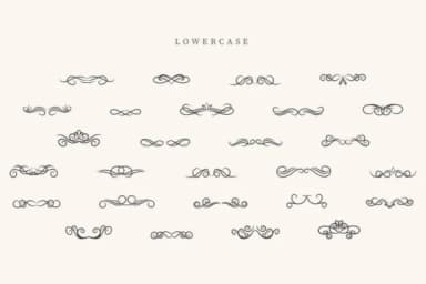 Cursive Divider by CraftedType Studio — Dingbats Font — thumbnail 3