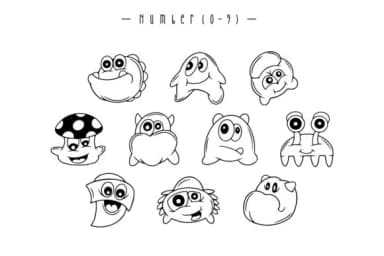 Cute Alien by Dito (7NTypes) — Dingbats Font — thumbnail 4