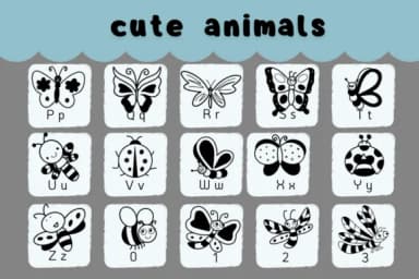 Cute Animals by Natchuta — Dingbats Font — thumbnail 3
