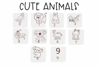 Cute Animals by Sirinart — Dingbats Font — thumbnail 4