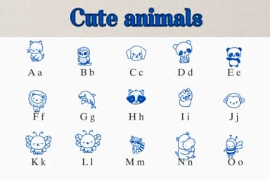 Cute Animals by Nongyao — Dingbats Font — thumbnail 2