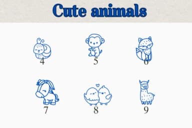 Cute Animals by Nongyao — Dingbats Font — thumbnail 4