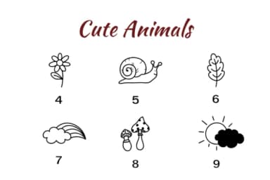 Cute Animals by Nun Sukhwan — Dingbats Font — thumbnail 4