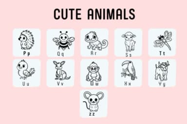 Cute Animals by Chada Art — Dingbats Font — thumbnail 3