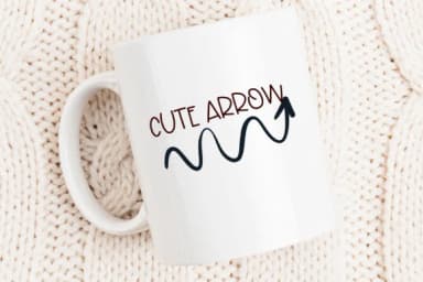 Cute Arrow by Sirinart — Dingbats Font — thumbnail 5