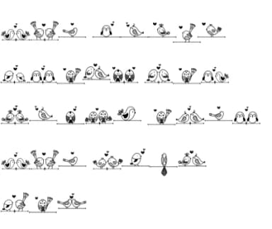 Cute Bird by Nun Sukhwan — Dingbats Font — thumbnail 8