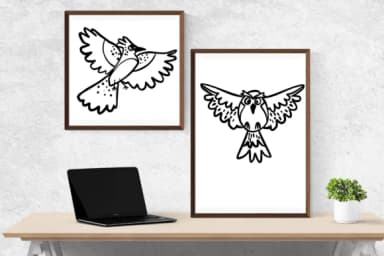 Cute Bird by Nongyao — Dingbats Font — thumbnail 6