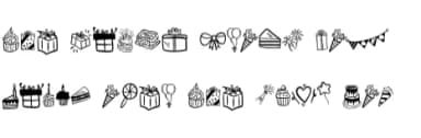 Cute Birthday by Sontaya — Dingbats Font — thumbnail 8