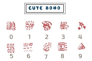 Cute Boho by PraewDesigns — Dingbats Font — thumbnail 4