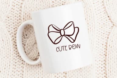 Cute Bow by Sirinart — Dingbats Font — thumbnail 5