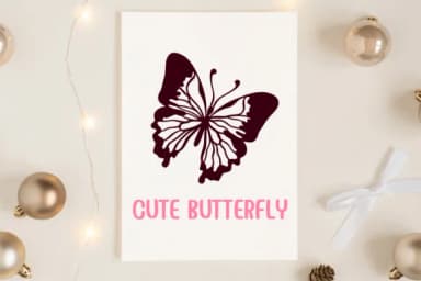 Cute Butterfly Spring by PraewDesigns — Dingbats Font — thumbnail 5