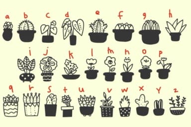 Cute Cactus by Foam-Design Store — Dingbats Font — thumbnail 2