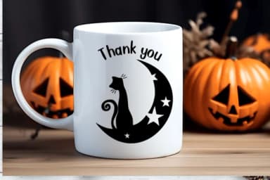 Cute Cat and Moon by Nongyao — Dingbats Font — thumbnail 7