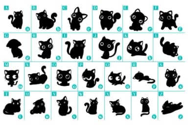 Cute Cat Doodles by Fox7 — Dingbats Font — thumbnail 2