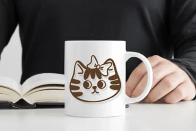 Cute Cat Face by Chonada — Dingbats Font — thumbnail 5