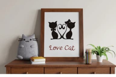 Cute Cat Love by PraewDesigns — Dingbats Font — thumbnail 8