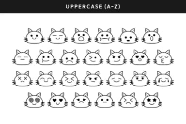 Cute Catty by Situjuh — Dingbats Font — thumbnail 4