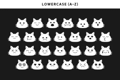 Cute Catty by Situjuh — Dingbats Font — thumbnail 5