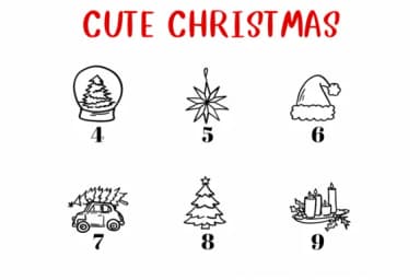 Cute Christmas by CHANOK — Dingbats Font — thumbnail 4