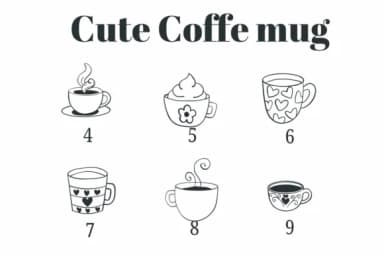 Cute Coffee Mug by Suphitchaya — Dingbats Font — thumbnail 4