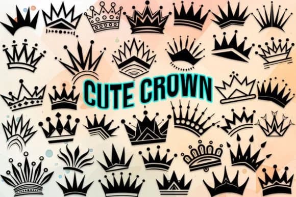 Cute Crown by MOMAT THIRTYONE — Dingbats Font