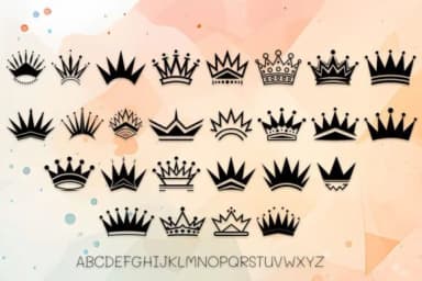 Cute Crown by MOMAT THIRTYONE — Dingbats Font — thumbnail 2