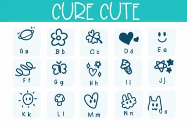 Cute Cute by Sirinart — Dingbats Font — thumbnail 2