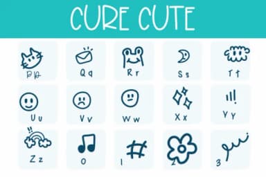 Cute Cute by Sirinart — Dingbats Font — thumbnail 3
