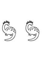 Cute Dinosaur by Sontaya — Dingbats Font — thumbnail 8