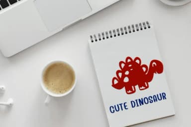 Cute Dinosaur by PraewDesigns — Dingbats Font — thumbnail 6