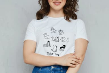 Cute Dog Doodles by Pui Art — Dingbats Font — thumbnail 2