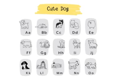Cute Dog Doodles by Pui Art — Dingbats Font — thumbnail 7