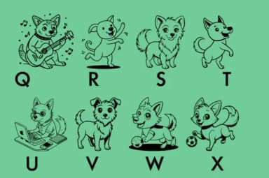 Cute Dogs by Minimalistartstudio — Dingbats Font — thumbnail 4